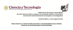 Resultados SNI 2025