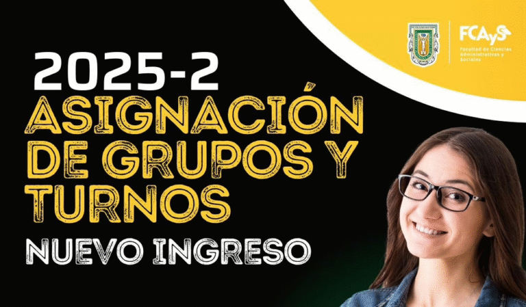 Asignación de grupos y turnos 2025-2