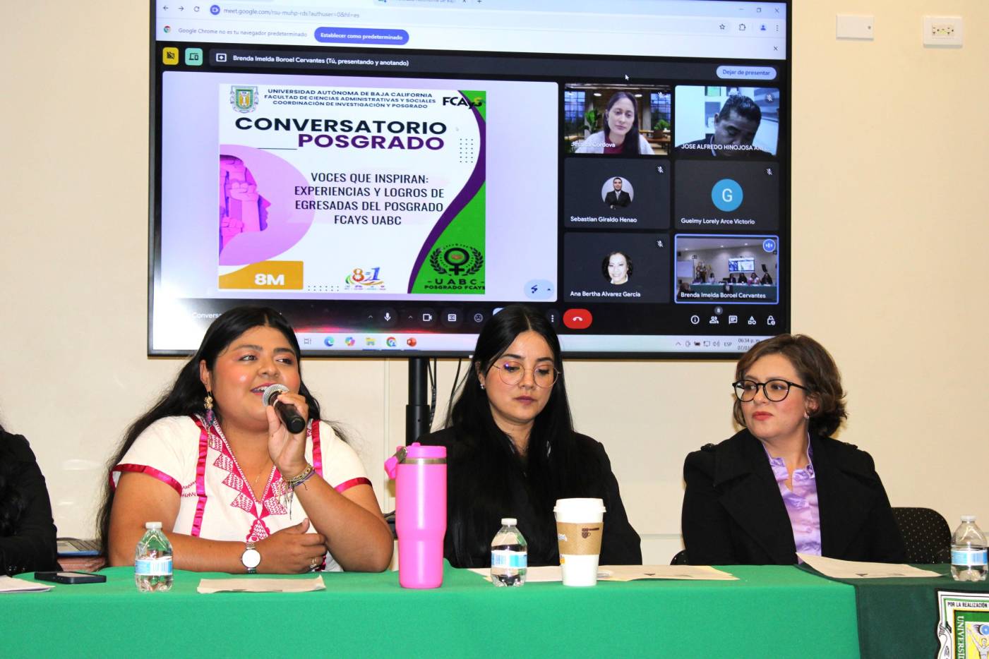 Realizan Conversatorio con mujeres egresadas de posgrado de la FCAyS