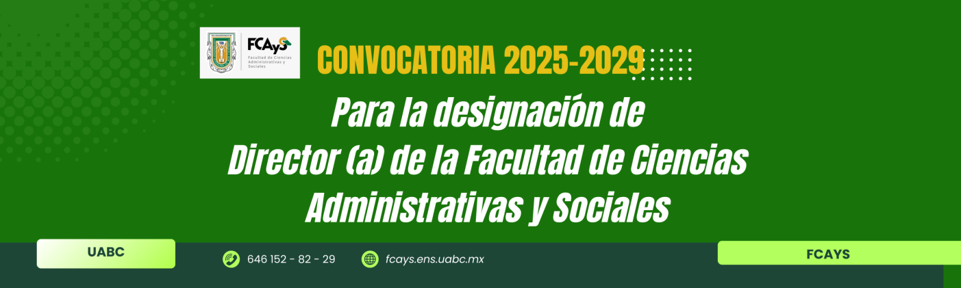 ABIERTA CONVOCATORIA PARA LA DESIGNACIÓN DE DIRECTOR (A) DE LA FCAYS 2025-2029
