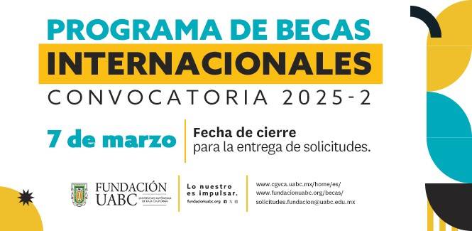 Beca Alas, Oportunidades para Volar y Brindando Acceso de Fundación UABC se encuentran abiertas.